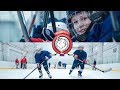 Детская тренировка на земле и на льду в школе хоккея RF Hockey