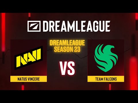 Natus Vincere проти Team Falcons | Гра 2 | DreamLeague Season 23 - Group B