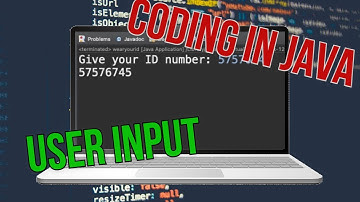 User Input | Java Programming #8 | Coding Club