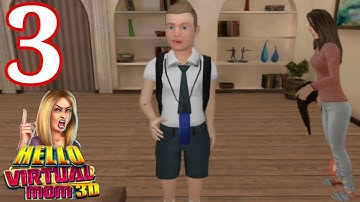 Hello Virtual Mom 3D - Gameplay Walkthrough Part 3 – Levels 7-9 (iOS, Android)