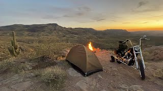 Solo Moto camping trip to Arizona on a 2001 Harley Davidson Sportster XLH | Day 2
