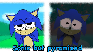 My sprunki pyramixed oc: Sonic