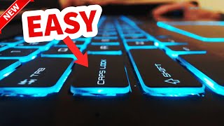 how to turn on keyboard light or backlight on any laptop: dell, lenovo, hp, acer, asus and more..
