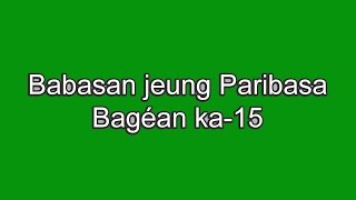 Kumpulan Babasan & Paribasa Sunda Bagian ka-15