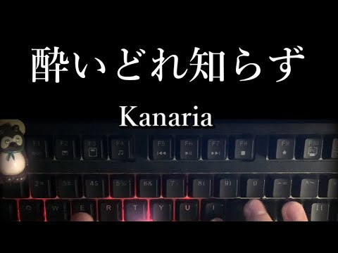 「酔いどれ知らず」タイピングしてみた！【Kanaria】【GUMI】