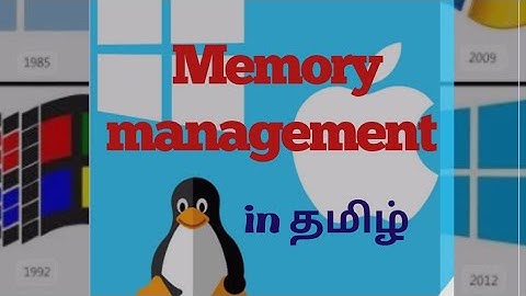 Memory management in Tamil - operating system complete tutorial in Tamil