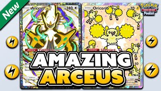 Arceus ex is UNSTOPPABLE with Lightning! | Pokemon TCG Pocket