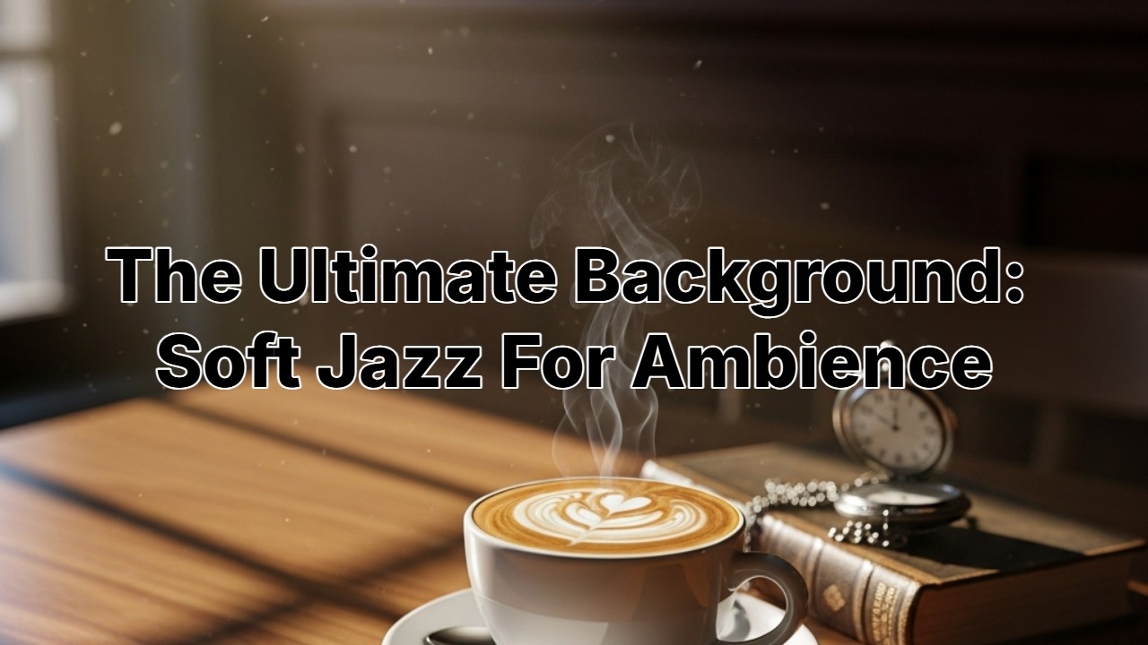The Ultimate Background: Soft Jazz For Ambience