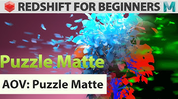 Redshift For Beginners - AOV - Puzzle Matte