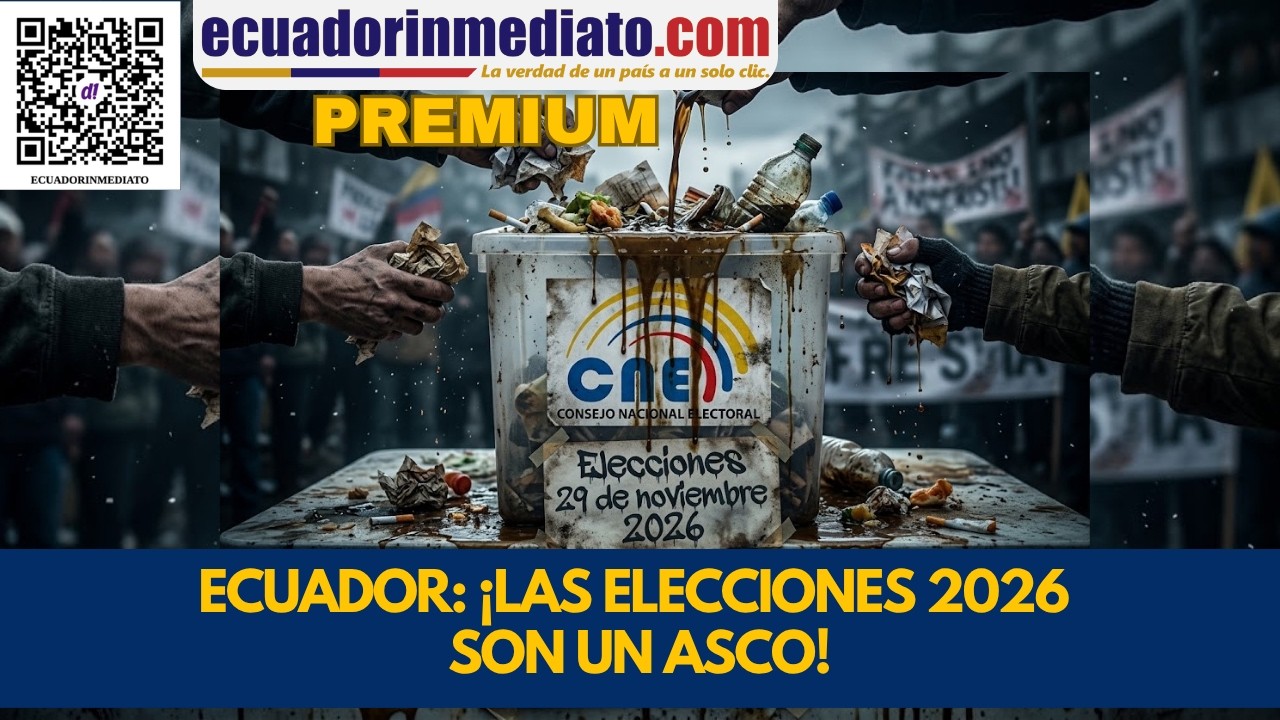 ECUADOR: ¡LAS ELECCIONES 2026 SON UN ASCO!