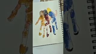 Try this with your BFF #diy #art #friendship #shorts #viral