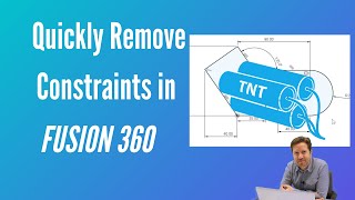 The Trick To Removing Sketch Constraints in Fusion 360 screenshot 5