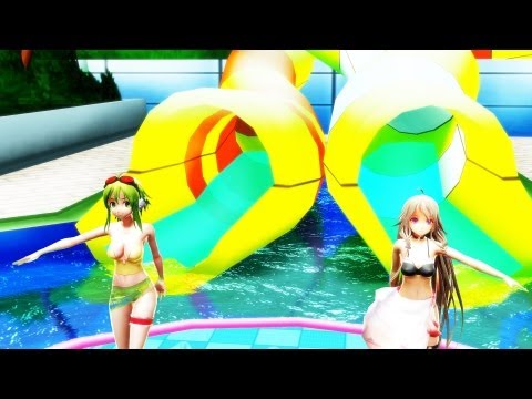 【MMD】鎖の少女【GUMI・IAカバー】