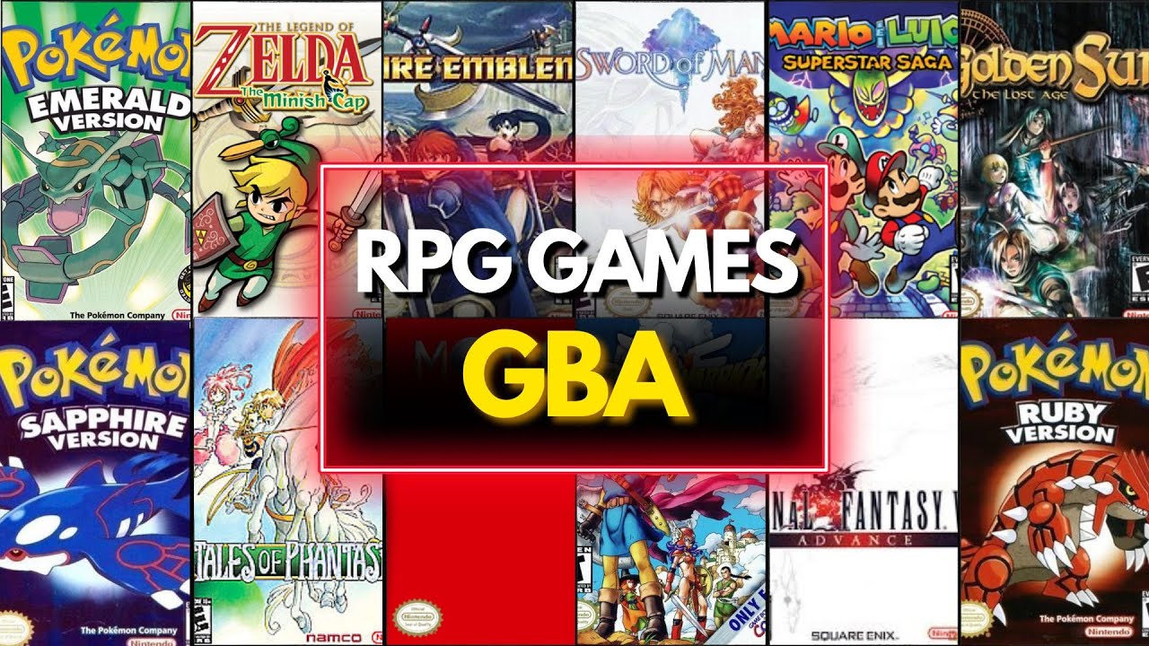 TOP 30 Best RPG GBA Games YouTube TOP 30 Best RPG GBA Games YouTube