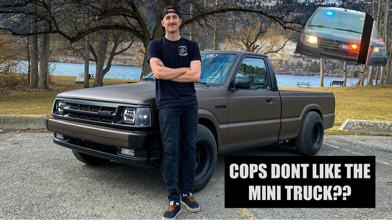Cops Pull Me Over on my FIRST Drive in the Mini Truck?? - YouTube