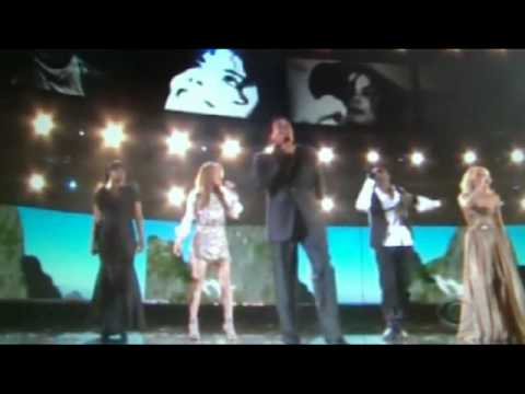 Michael Jacksons Earth Song Grammys 2010 w/ violin added