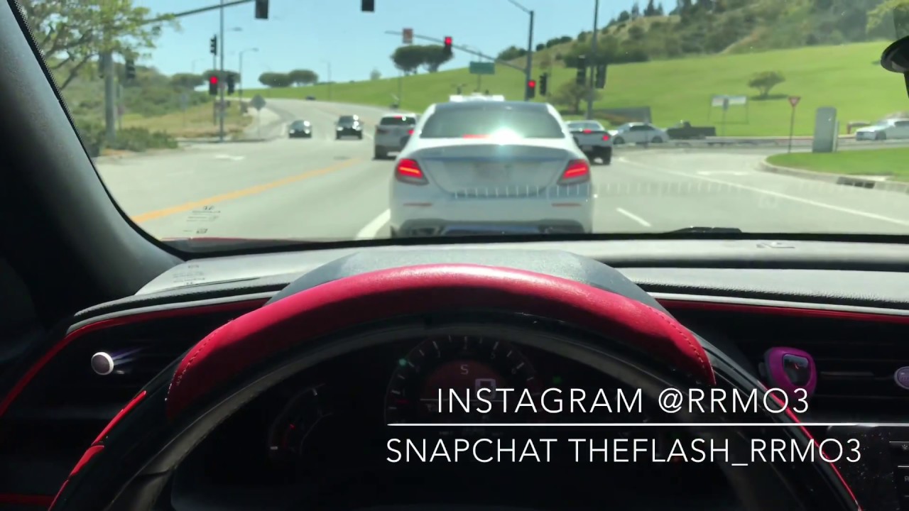 TheFLASH⚡️Vlogs Driving through the canyons of Calabasas w 2018 Honda