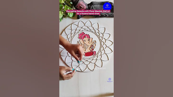 #ganesh Lippan Clay Work #bappa #ganpati #lippanart #diwali #shorts #trending #shorts #bappamorya