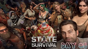 STATE OF SURVIVAL: ZOMBIE WAR DAY #5 GAMEPLAY #stateofsurvival #zombiewargame #game #gameplay #games