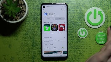 How to Check Battery Temperature on LG Q70 - Use Ampere App