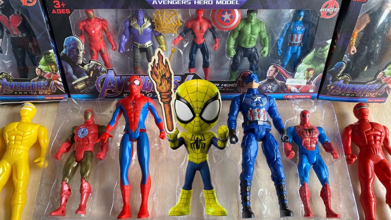 AVENGERS TOYS/ACTION FIGURES/UNBOXING/CHEAP PRICE/IRONMAN,HULK,THOR,SPIDERMAN/TOYS.