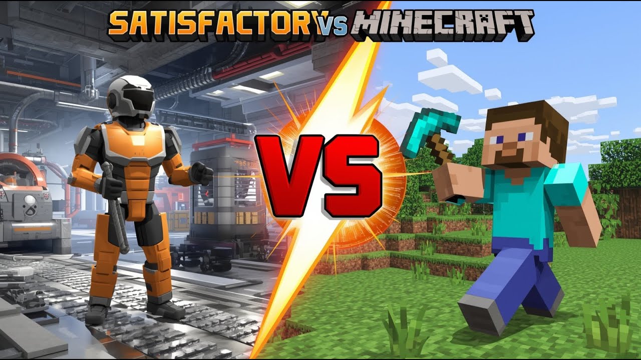 Is Satisfactory REALLY Better Than MINECRAFT? - YouTube