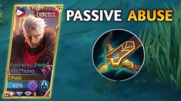 NO ONE CAN ESCAPE FROM THIS PASSIVE ABUSE NEW ITEM! | YU ZHONG PASSIVE ACTIVATE - MLBB