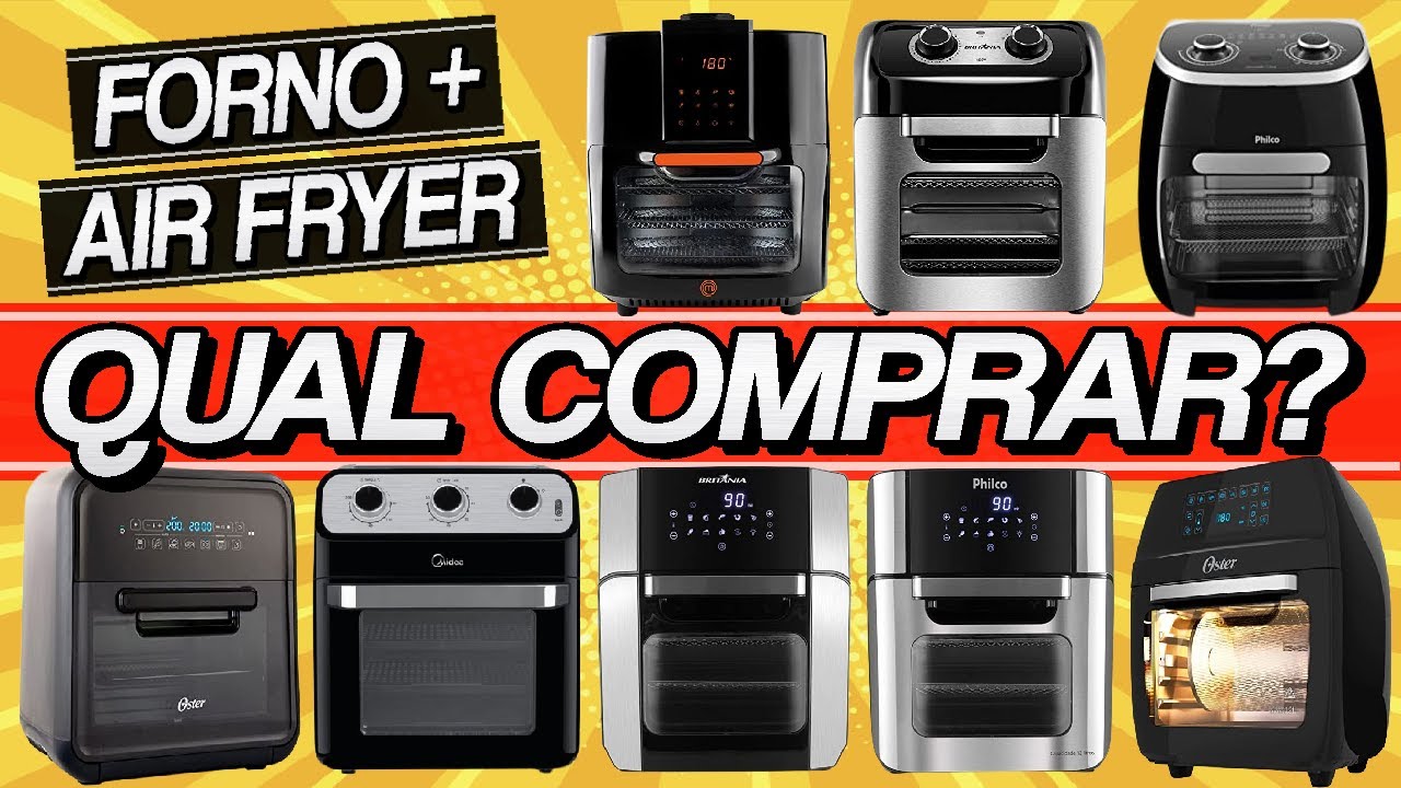 AIR FRYER OVEN, qual é a MELHOR em 2023? TOP 8 Custo Benefício! YouTube