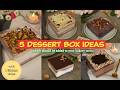 Add these to your bakery menu immediately |5 dessert box ideas |Gifting purpose|Unique cake flavours