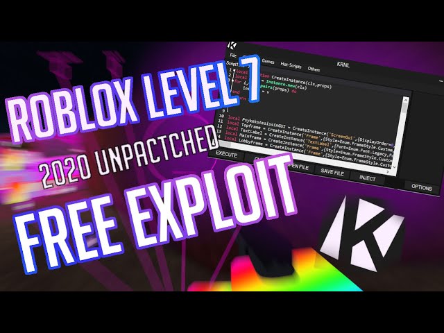 ROBLOX EXPLOIT CHRYSPLOIT 2018 LEVEL 7 LUA C SCRIPT EXECUTOR STILL