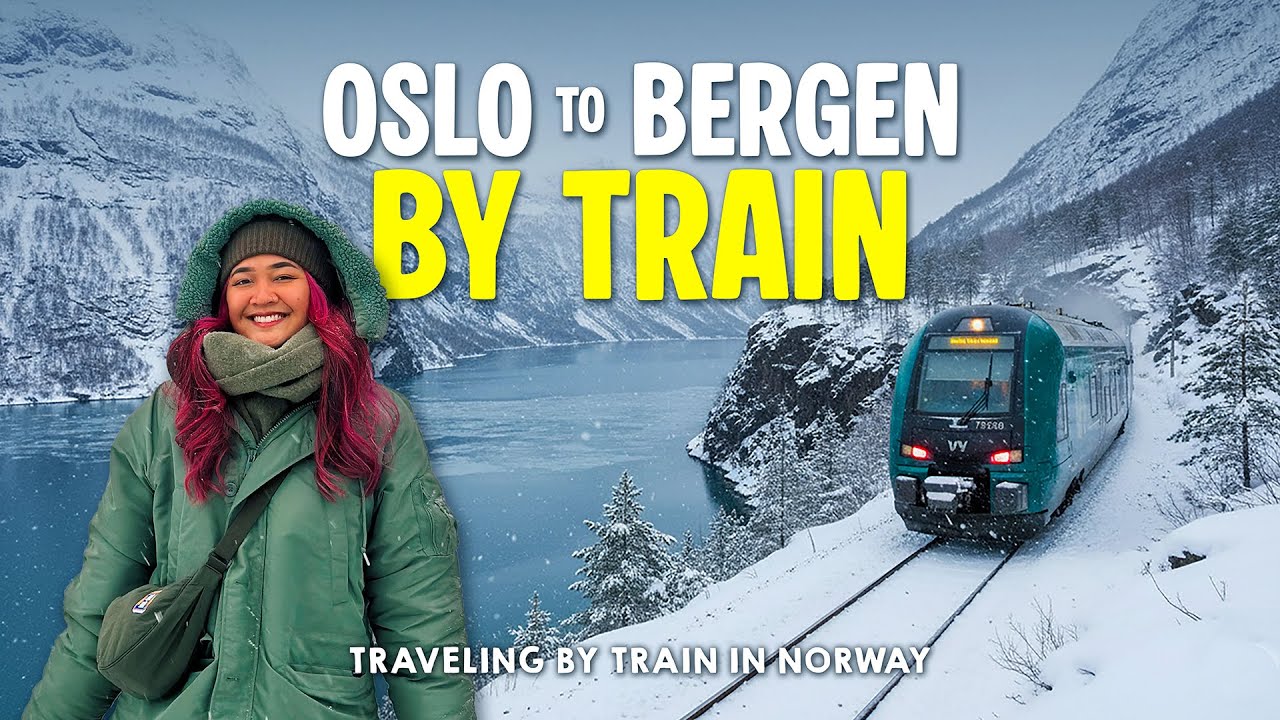 Из ОСЛО в БЕРГЕН на ПОЕЗДЕ 🇳🇴 Путешествие по Норвегии с поездом VY (экскурсия на поезде, лучшие м...