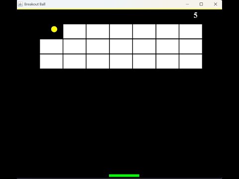 🚀 Brick Breaker Game | Java Project | Interactive Gameplay