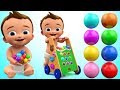 Caterpillar Wooden Toy Hammer Balls 3D | Learn Colors for Children with Baby Kids Educational Toys