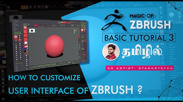 HOW TO CREATE ZBRUSH CUSTOMIZED USER INTERFACE TUTORIAL IN TAMIL / FREE USER INTERFACE FOR ZBRUSH