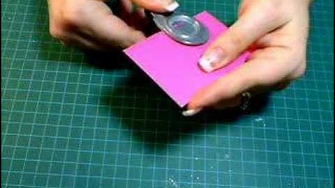 Quick Tip - Using a Punch to Make Scalloped Edges