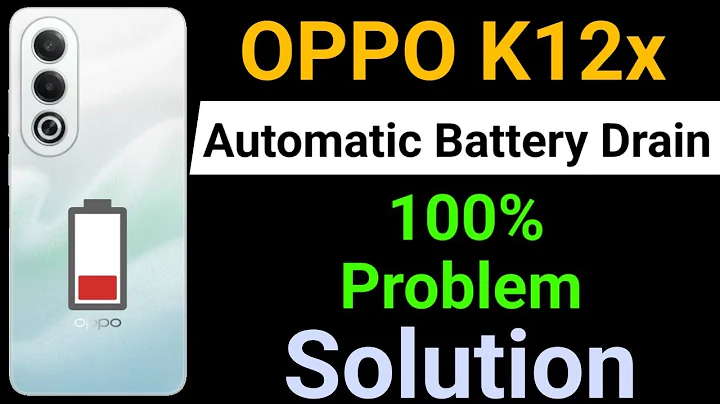 Oppo K12x Battery Drain Problem | How to Solve Battery Drain Problem in OPPO K12x 5G Mobile