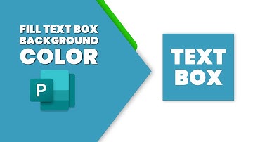 How to fill text box with the background color in Publisher