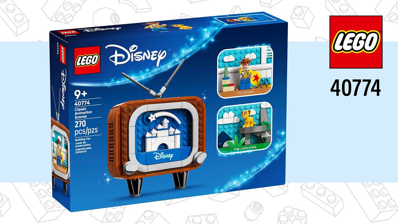 Набор LEGO Disney Classic Animation Scenes (40774) [270 деталей] Быстрая сборка @TopBrickBuilderLite