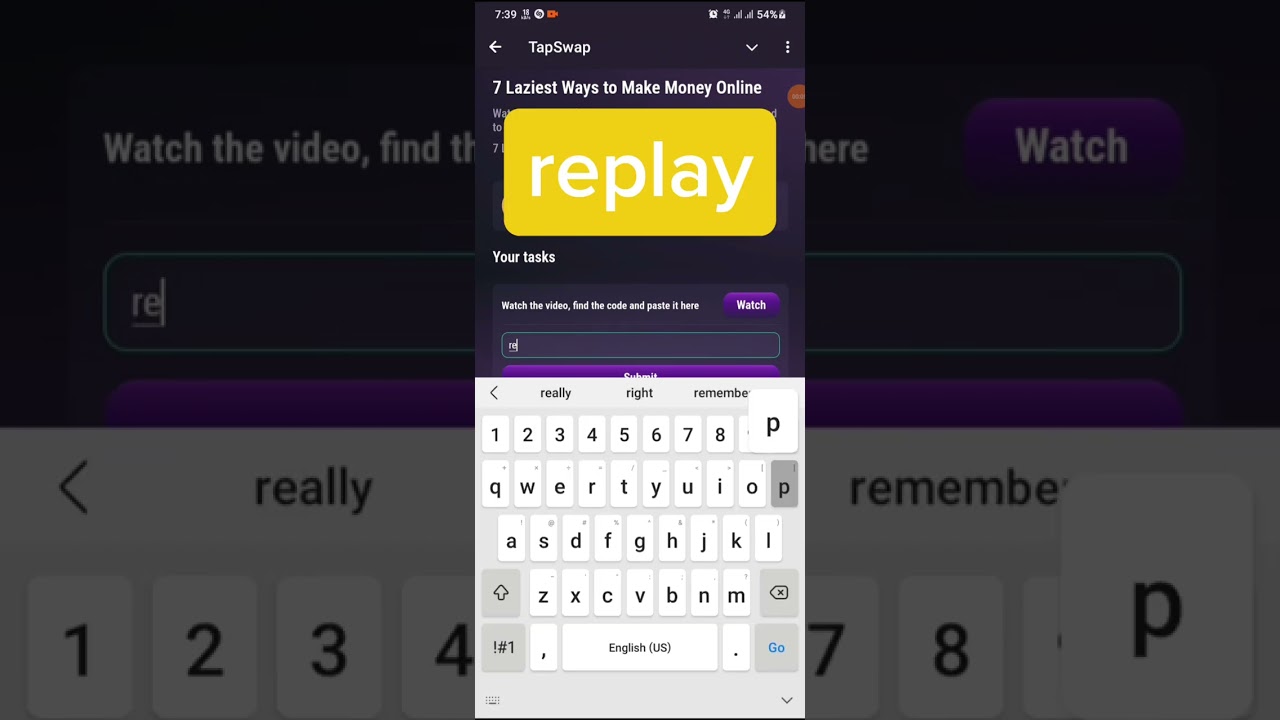 7 Laziest way make money online Tapswap Code