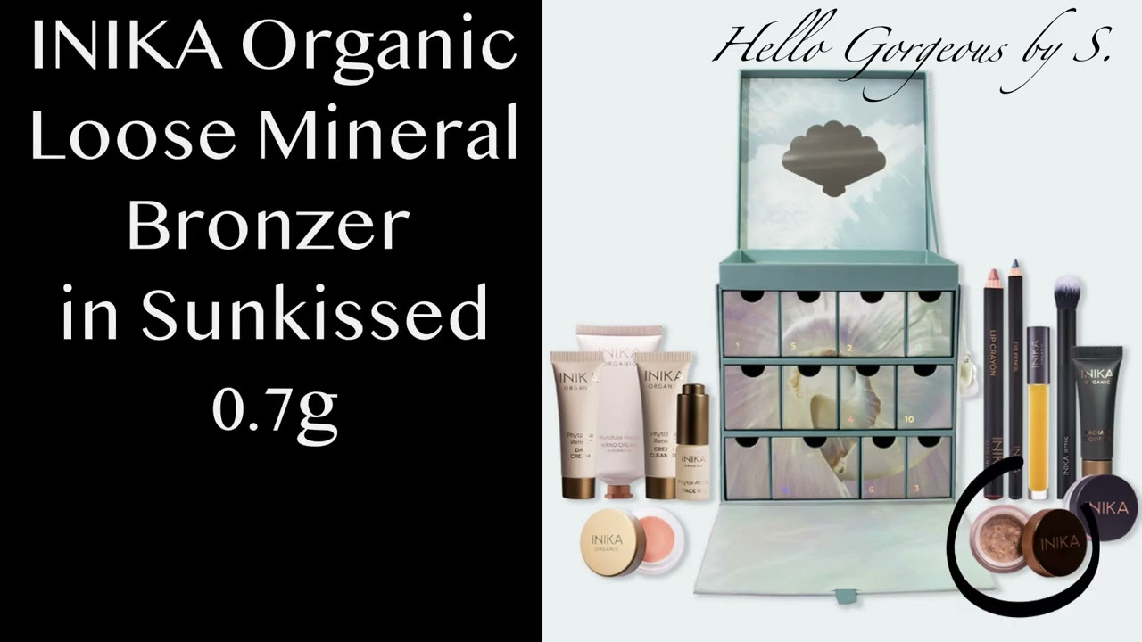 INIKA Organic Heart of the Ocean ADVENT CALENDAR 2024. FULL-SPOILERS.