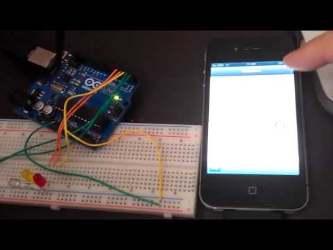 iOS 與 Arduino ,iOS 柯博文老師 範例27-2