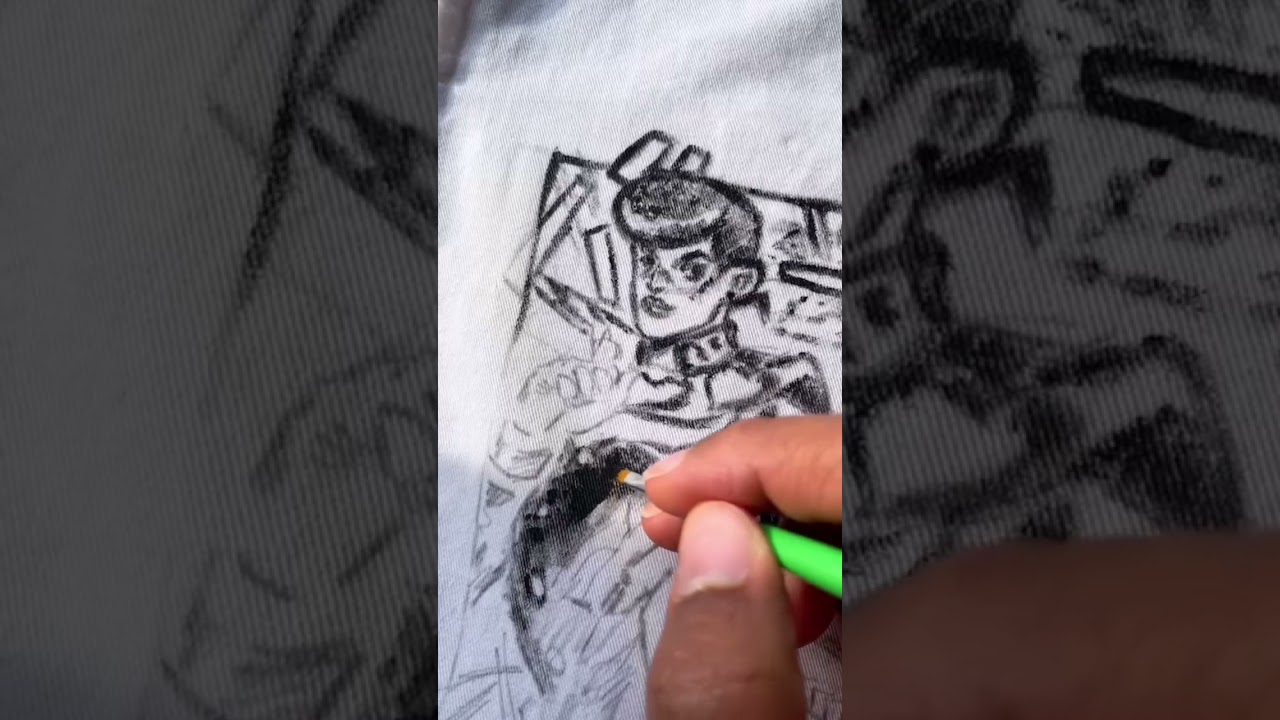 Let’s make some Jojo’s Bizarre Adventure Manga pants! #Anime #Josuke #DIY