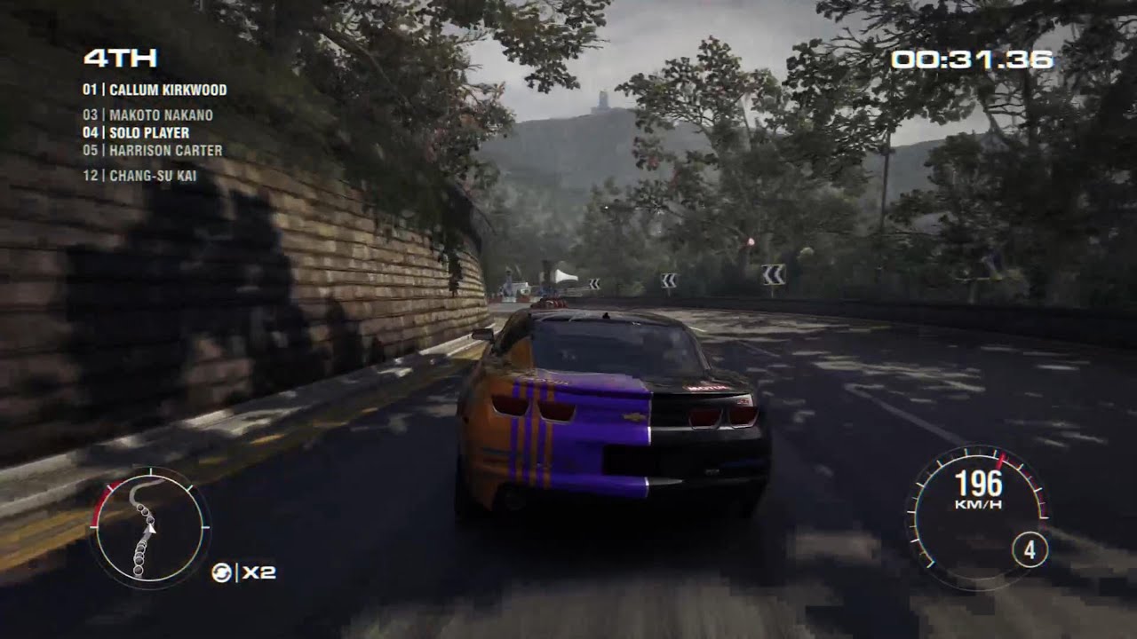 Grid 2 PC Gameplay #22 4K Max Graphics with Chevrolet Camaro SS and Audi TT RS Roadster