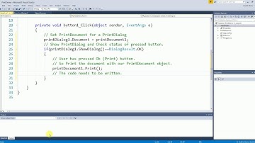 C# - Windows Applications - Printing Text Content