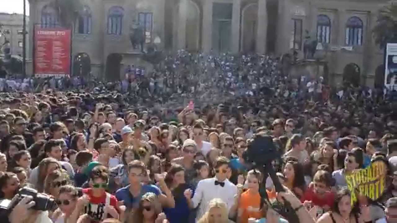 Gangnam Style Massive Flash Mob Palermo OFFICIAL VIDEO