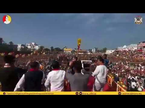 HISTORIC MEGA MASS GATHERING ASTABOL GROUND AGARTALA ONE LIST FIGHT FOR GREATER TIPRALAND 