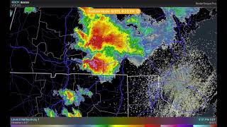 EF3 Springfield Tornado Outbreak Radar loop (6/1/2011)