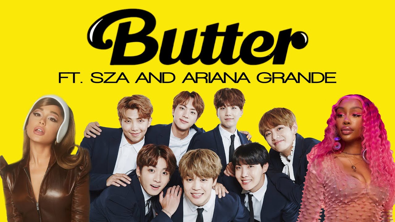 Bts - Butter Ft. Sza And Ariana Grande - Youtube