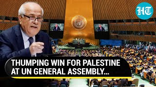 Big Boost For Palestine As UNGA Backs Membership Bid; U.S. Likely To Play Spoiler Again | Watch