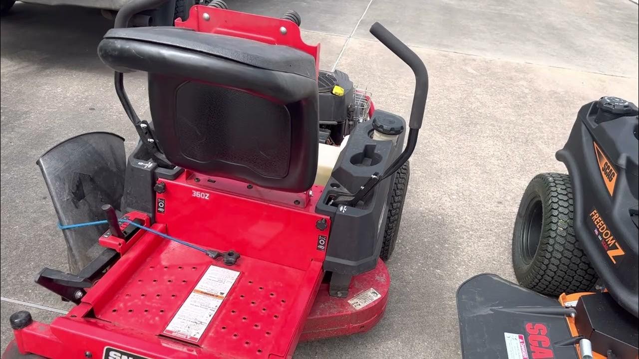 Scag Freedom Z and Snapper 360z Review 👍👍 YouTube